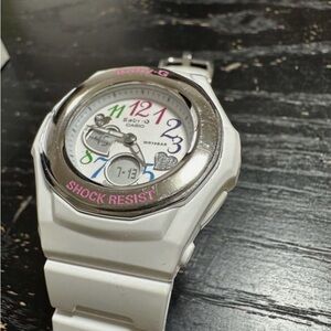 Casio Baby-G G-Shock 5070J White Belt Watch with Box and Manual